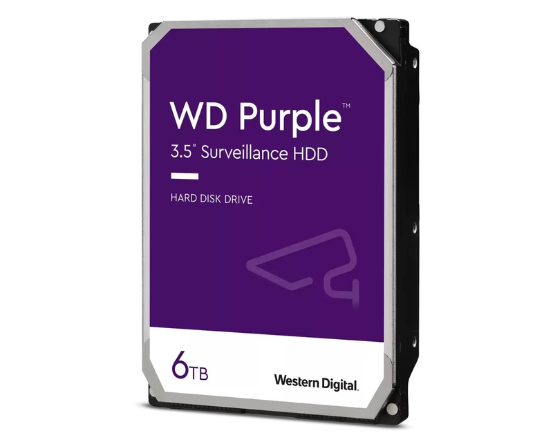 WD 6TB 3.5 inča SATA III 256MB IntelliPower WD64PURZ Purple