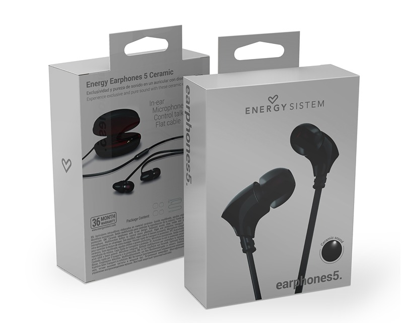 ENERGY SISTEM Energy Earphones 5 Ceramic slušalice sa mikrofonom crne - Slika 5