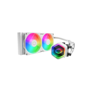 COOLER MASTER MasterLiquid 240 Core II ARGB vodeno hlađenje belo (MLW-D24M-A18PA-RW)