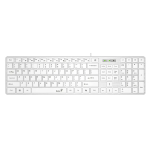 GENIUS SlimStar 126 USB US bela tastatura