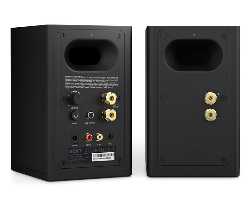 NZXT Gaming Speakers 3 inča Black V2 zvučnici crni (AP-SPKB2-EU) - Slika 4