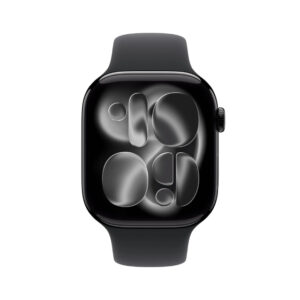 APPLE Watch Series 11 GPS 46mm Jet Black Aluminium Case with Black Sport Band - M/L (meux4et/a)