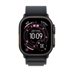 APPLE Watch Ultra 3 Cellular 49mm Black Titanium Case with Black Alpine Loop - Medium (mf0v4se/a)
