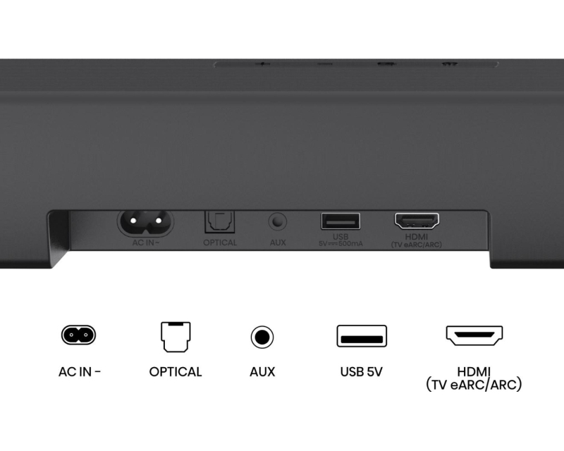 HISENSE AX5100Q Dolby Atmos soundbar sa bežičnim subwooferom crni - Slika 2