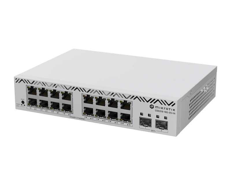 MIKROTIK CSS318-16G-2S+IN 16x GigE, 2xSFP switch - Slika 3
