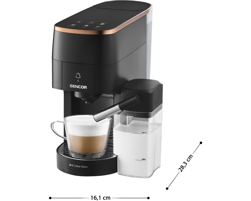 SENCOR SCC 3000BK Aparat za espresso kafu - Slika 4