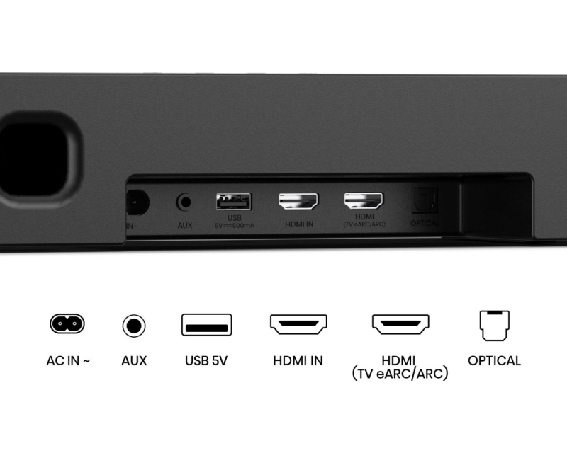 HISENSE AX5140Q Dolby Atmos soundbar sa bežičnim subwooferom crni - Slika 3
