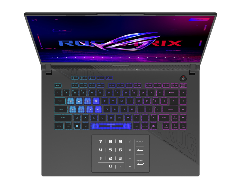 ASUS ROG Strix G16 G614PM-RV102 (16 inča FHD+, Ryzen 9 8940HX, 16GB, SSD 1TB, GeForce RTX 5060) laptop - Slika 7