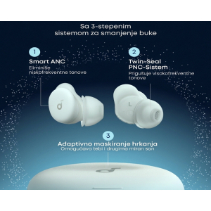 ANKER Soundcore Sleep A30 Noise Masking BT bežične bubice bele