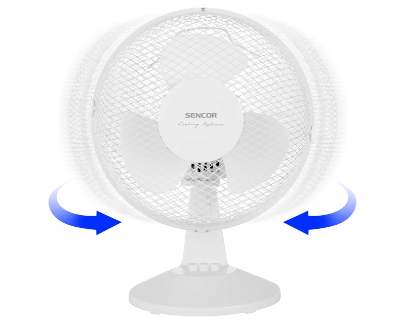 SENCOR SFE 2310WH Stoni ventilator beli - Slika 2
