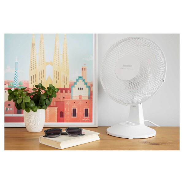 SENCOR SFE 2310WH Stoni ventilator beli - Slika 6
