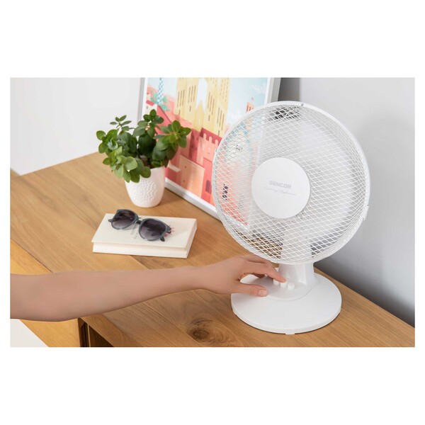 SENCOR SFE 2310WH Stoni ventilator beli - Slika 7