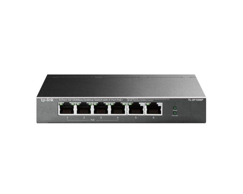TP-LINK TL-SF1006P PoE switch 6 porta(4 poe+2) - Slika 2
