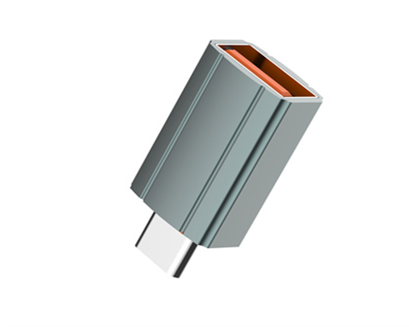 LDNIO LC140 Adapter USB tip C - USB M/F sivi