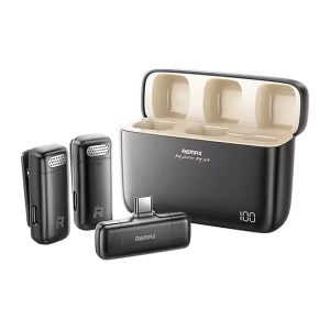 REMAX K15 2in1 Bežični mikrofon USB Tip C crni