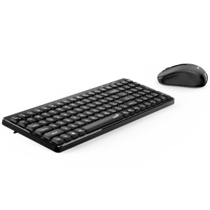 GENIUS LuxeMate Q8100 Wireless USB US crna tastatura + miš
