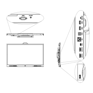 DAHUA 98 inča LPH98-MC470-P 4K DLED 450 nita Smart interactive whiteboard sa kamerom