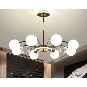 MARLUX 9648-8 viseći luster sa 8 kugli crni