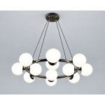 MARLUX 9649BK-12 viseći luster sa 12 kugli crni