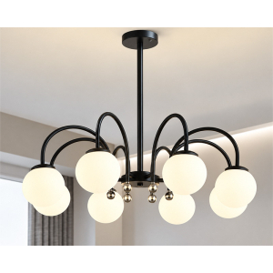 MARLUX 9662-8 viseći luster sa 8 kugli crni