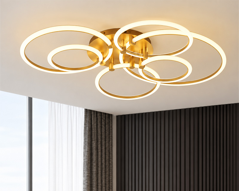 MARLUX BH2030 LED plafonski luster zlatni