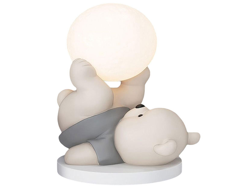 MARLUX 16H25 dekorativna stona lampa siva