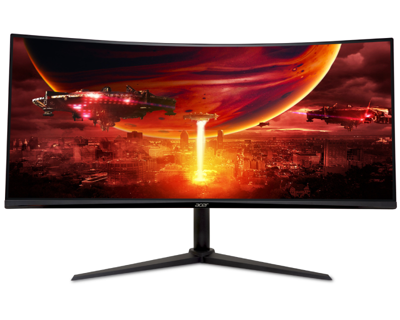 ACER 34 inča Nitro ED340CURX0BMIIPX ED0 UWQHD 3440x1440 VA 200 Hz zakrivljeni gaming monitor - Slika 3